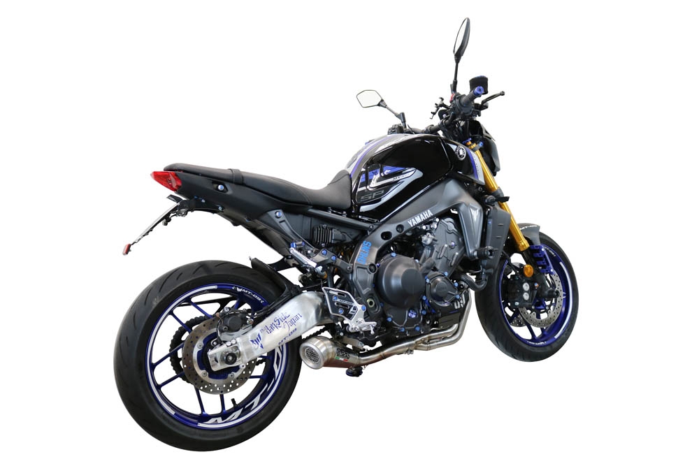 Escape compatible con Yamaha Mt-09 2021-2024, Powercone Evo, Escape completo, no legal para países de la UE, con db killer extraíble 