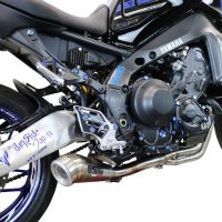 Escape compatible con Yamaha Mt-09 2021-2024, Powercone Evo, Escape completo, no legal para países de la UE, con db killer extraíble 