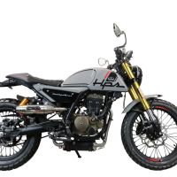 Escape compatible con F.B. Mondial Hps 125 2021-2023, Deeptone Inox, Escape racing, linea completa, suministrado con colector especifico, articulo sin homologacion 