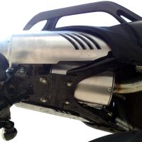 Escape compatible con Yamaha Fz6 600-Fazer S1-S2 2004-2013, Titanium Ghost, Escape legal, homologado, silenciador con db killer desmontable y tubo de conexión específico 
