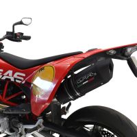 Escape compatible con Gas Gas SM 700 2023-2024, Furore Evo4 Nero, Escape homologaedo, legal para mercados fuera de la UE, incluido tubo de enlace y db killer extraíble 