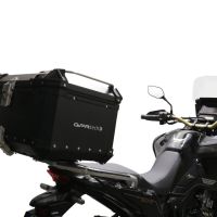 Baúl GPR TECH compatible con  Honda Crf 1100 L Africa Twin 2020/2024 e5 Baúl Alpi-Tech en aluminio, color negro con placa específica incluida Capacidad Litros 35