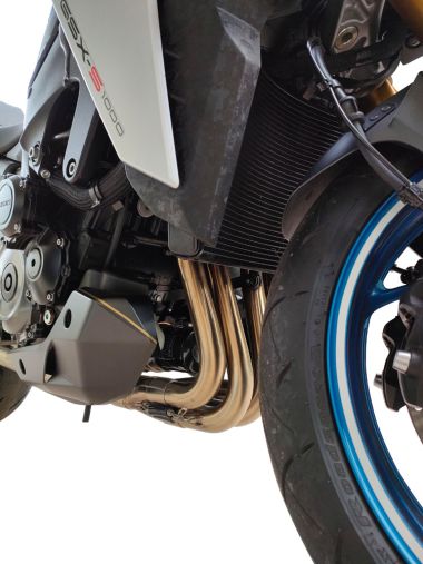 Escape compatible con Suzuki Gsx-S 1000 F 2021-2025, Decatalizzatore, Tubo supresor de catalizador 