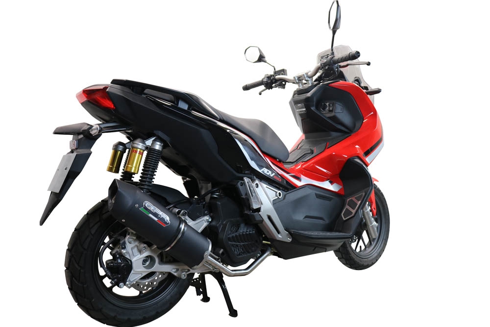 Escape compatible con Honda X-Adv 150 2020-2023, Furore Nero, Escape completo racing, incluyendo colector y db killer desmontable, sin homologación 