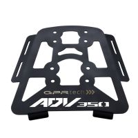 GPR TECH compatible con  Honda Forza 125 2015/2023 Placa de fijación específica Top Case ALPITECH 55 LT compatible con portaequipajes original, fabricada en acero inoxidable con 4 puntos de anclaje