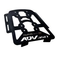GPR TECH compatible con  Honda Adv 350 2022/2024 e5 Placa de fijación específica Top Case ALPITECH 35 LT compatible con portaequipajes original, fabricada en acero inoxidable con 4 puntos de anclaje