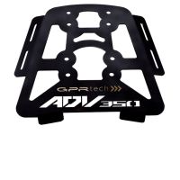 GPR TECH compatible con  Honda Adv 350 2022/2024 e5 Placa de fijación específica Top Case ALPITECH 35 LT compatible con portaequipajes original, fabricada en acero inoxidable con 4 puntos de anclaje