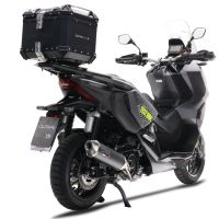 Escape compatible con Honda Adv 350 2022-2024, Pentascooter, Escape racing, silencioso con tubo de conexión 