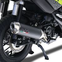 Escape compatible con Honda Adv 350 2022-2024, Pentascooter, Escape racing, silencioso con tubo de conexión 