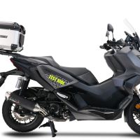Escape compatible con Honda Adv 350 2022-2024, Pentascooter, Escape racing, silencioso con tubo de conexión 