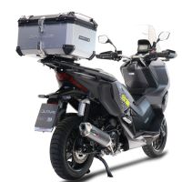 Escape compatible con Honda Adv 350 2022-2024, Pentascooter, Escape racing, silencioso con tubo de conexión 