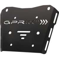 GPR TECH compatible con  Honda Transalp 750  2023/2024 e5 Placa de fijación específica en Titanio ALPITECH 35/55 LT compatible con portaequipajes original, fabricada en titanio con 4 puntos de anclaje