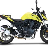 Escape compatible con Honda CB 750 Hornet 2023-2024, Albus Evo4, Escape legal, homologado, silenciador con db killer desmontable y tubo de conexión específico 