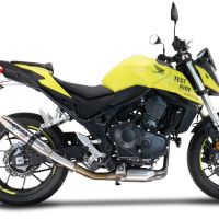Escape compatible con Honda CB 750 Hornet 2023-2024, Deeptone Inox, Escape legal, homologado, silenciador con db killer desmontable y tubo de conexión específico 