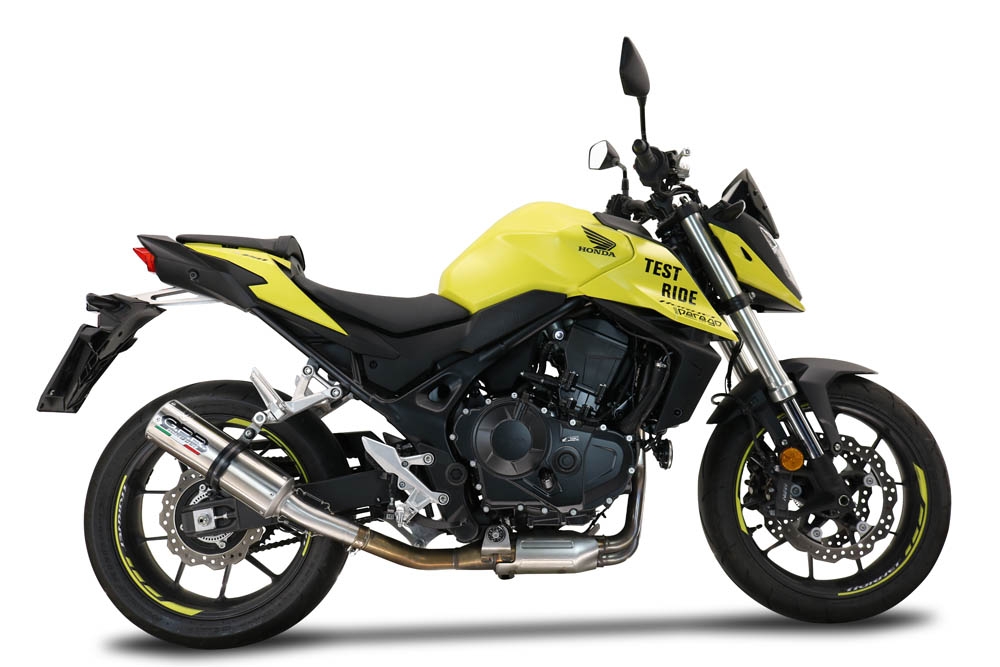 Escape compatible con Honda CB 750 Hornet 2023-2024, M3 Inox , Escape legal, homologado, silenciador con db killer desmontable y tubo de conexión específico 