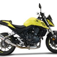 Escape compatible con Honda CB 750 Hornet 2023-2024, M3 Inox , Escape legal, homologado, silenciador con db killer desmontable y tubo de conexión específico 