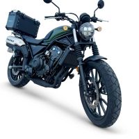 Baúl GPR TECH compatible con  Honda CL 500 2023/2025 Baúl Alpi-Tech en aluminio, color negro con placa específica incluida Capacidad Litros 45