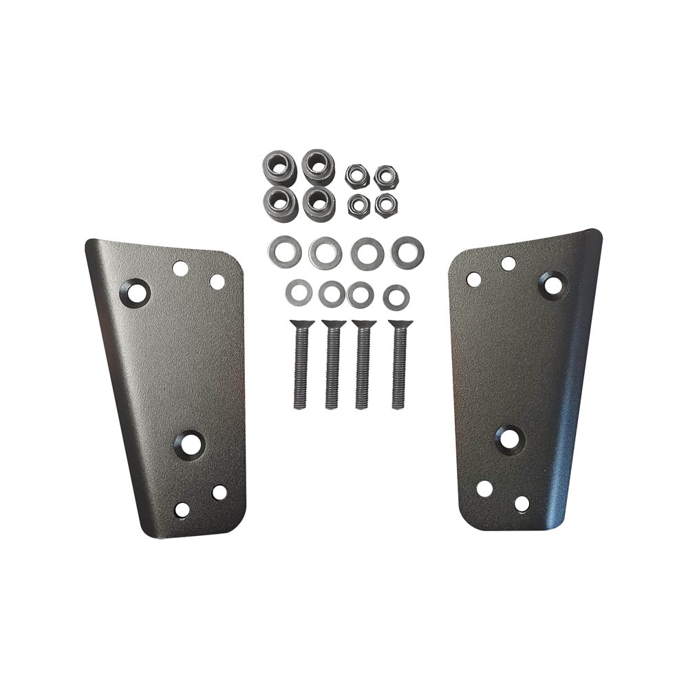 GPR TECH compatible con  Honda VFR1200X Crosstourer 1200 2017/2020 e4 Placa de fijación específica en Titanio ALPITECH 35/55 LT compatible con portaequipajes original, fabricada en titanio con 4 puntos de anclaje