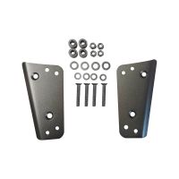 GPR TECH compatible con  Honda VFR1200X Crosstourer 1200 2017/2020 e4 Placa de fijación específica en Titanio ALPITECH 35/55 LT compatible con portaequipajes original, fabricada en titanio con 4 puntos de anclaje