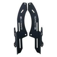 portaequipajes GPR TECH compatible con  Honda Crf 300 L / Rally 2021/2024 e5 Portaequipajes específico Top Case ALPITECH 35 LT Portaequipajes específico en aluminio negro