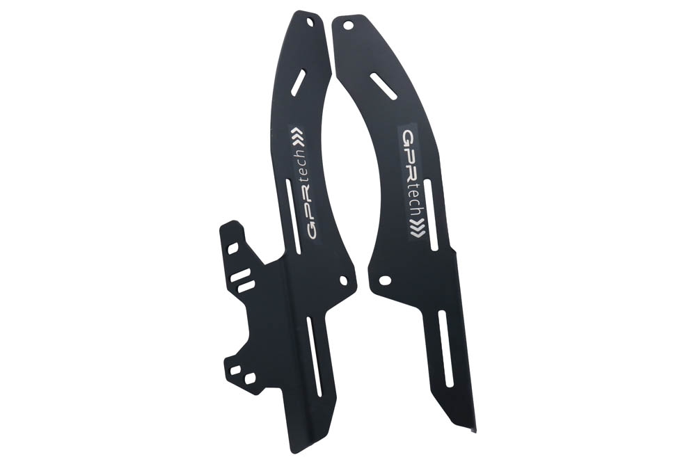 portaequipajes GPR TECH compatible con  Honda Crf 300 L / Rally 2021/2024 e5 Portaequipajes específico Top Case ALPITECH 35 LT Portaequipajes específico en aluminio negro