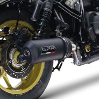 Escape compatible con Honda Cmx 1100 Rebel 2021-2024, Ghisa , Escape legal, homologado, silenciador con db killer desmontable y tubo de conexión específico 