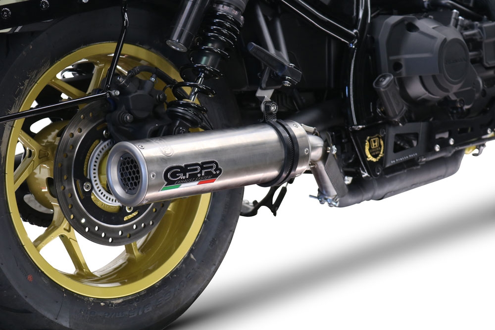 Escape compatible con Honda Cmx 1100 Rebel 2021-2024, M3 Inox , Escape legal, homologado, silenciador con db killer desmontable y tubo de conexión específico 