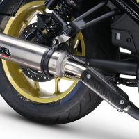 Escape compatible con Honda Cmx 1100 Rebel 2021-2024, M3 Inox , Escape legal, homologado, silenciador con db killer desmontable y tubo de conexión específico 