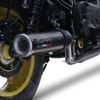 Escape compatible con Honda Cmx 1100 Rebel 2021-2024, M3 Black Titanium, Escape legal, homologado, silenciador con db killer desmontable y tubo de conexión específico 