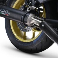 Escape compatible con Honda Cmx 1100 Rebel 2021-2024, M3 Black Titanium, Escape legal, homologado, silenciador con db killer desmontable y tubo de conexión específico 