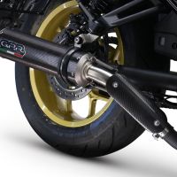 Escape compatible con Honda Cmx 1100 Rebel 2021-2024, M3 Poppy , Escape legal, homologado, silenciador con db killer desmontable y tubo de conexión específico 