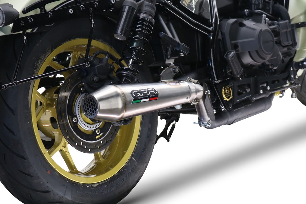 Escape compatible con Honda Cmx 1100 Rebel 2021-2024, Ultracone, Escape legal, homologado, silenciador con db killer desmontable y tubo de conexión específico 