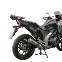 Escape compatible con Honda Nc 750 X - S Dct 2014-2015, Gpe Ann. titanium, Escape legal, homologado, silenciador con db killer desmontable y tubo de conexión específico 