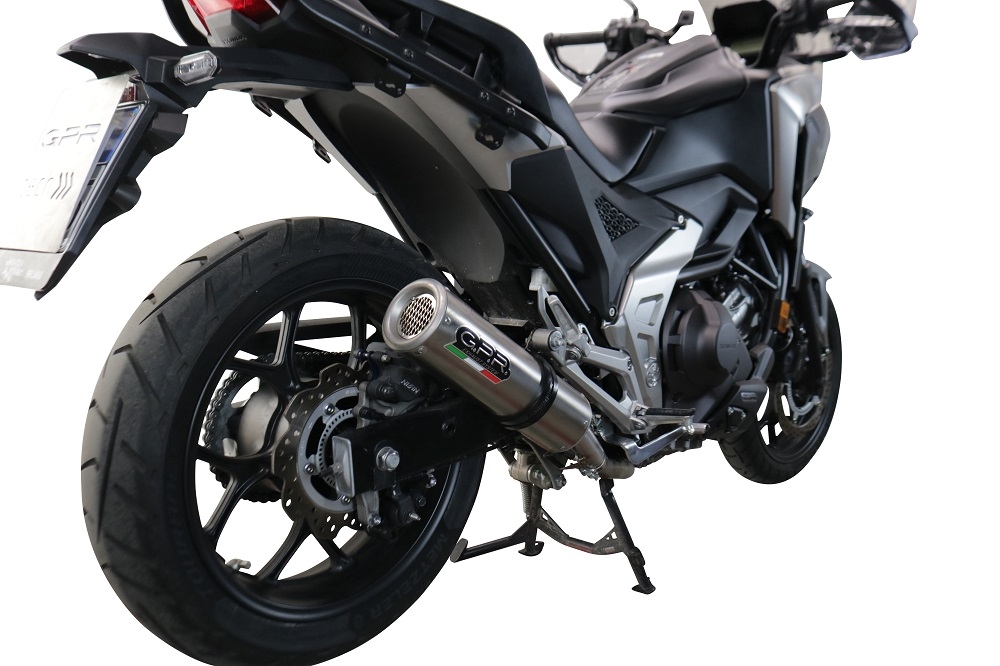 Escape compatible con Honda Nc 750 X - S Dct 2021-2023, M3 Inox , Escape legal, homologado, silenciador con db killer desmontable y tubo de conexión específico 