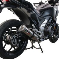 Escape compatible con Honda Nc 750 X - S Dct 2021-2023, M3 Inox , Escape legal, homologado, silenciador con db killer desmontable y tubo de conexión específico 