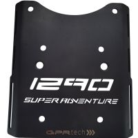 GPR TECH compatible con  Ktm Lc 8 1290 Super Adventure R/S 2021/2024 e5 Placa de fijación específica en Titanio ALPITECH 35/55 LT compatible con portaequipajes original, fabricada en titanio con 4 puntos de anclaje