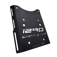 GPR TECH compatible con  Ktm Lc 8 1290 Super Adventure R/S 2021/2024 e5 Placa de fijación específica en Titanio ALPITECH 35/55 LT compatible con portaequipajes original, fabricada en titanio con 4 puntos de anclaje