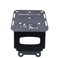 GPR TECH compatible con  Honda Crf 1000 L Africa Twin Adventure Sport 2018/2020 e4 Placa de fijación específica en Titanio ALPITECH 35/55 LT compatible con portaequipajes original, fabricada en titanio con 4 puntos de anclaje