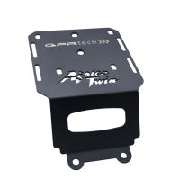 GPR TECH compatible con  Honda Crf 1000 L Africa Twin Adventure Sport 2018/2020 e4 Placa de fijación específica en Titanio ALPITECH 35/55 LT compatible con portaequipajes original, fabricada en titanio con 4 puntos de anclaje