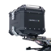 Baúl GPR TECH compatible con  Zontes 350 T1 ADV 2022/2024 e5 Baúl Alpi-Tech en aluminio, color negro con placa específica incluida Capacidad Litros 35