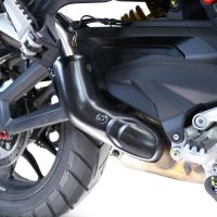Escape compatible con Ducati Multistrada V4 - S 2022-2024, Furore Evo4 Poppy, Escape legal, homologado, silenciador con db killer desmontable y tubo de conexión específico 