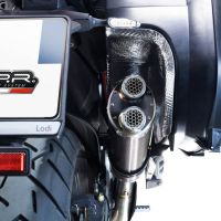 Escape compatible con Ducati Multistrada V4 - S 2022-2024, Dual Inox, Escape legal, homologado, silenciador con db killer desmontable y tubo de conexión específico 
