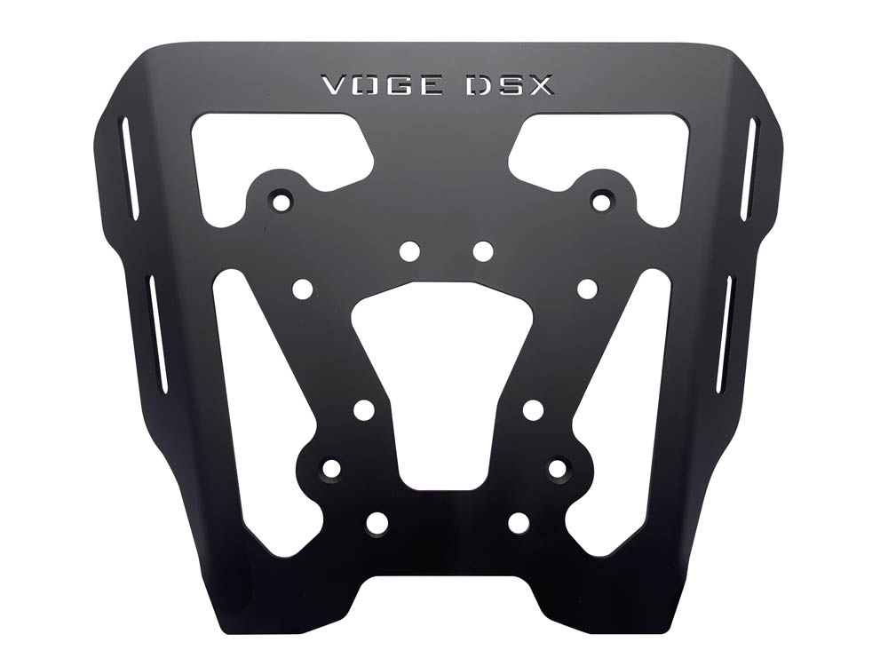GPR TECH compatible con  Voge 900DSX 2024/2025 e5 Placa de fijación específica Top Case ALPITECH 35>55 LT compatible con portaequipajes original, fabricada en acero inoxidable con 4 puntos de anclaje