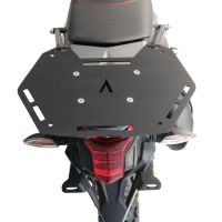 Baúl GPR TECH compatible con  Voge 300Rally 2022/2024 e5 Baúl Alpi-Tech en aluminio color plata con placa específica incluida Capacidad Litros 35