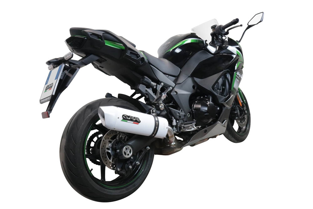 Escape compatible con Kawasaki Ninja 1000 Sx 2020-2020, Albus Evo4, Escape legal, homologado, silenciador con db killer desmontable y tubo de conexión específico 