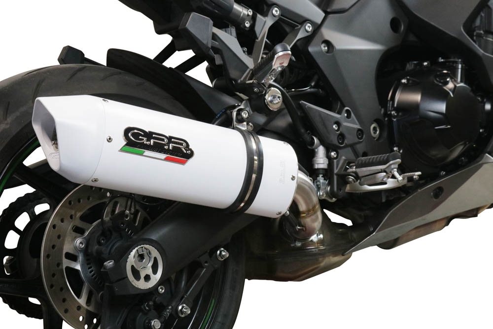 Escape compatible con Kawasaki Ninja 1000 Sx 2020-2020, Albus Evo4, Escape legal, homologado, silenciador con db killer desmontable y tubo de conexión específico 