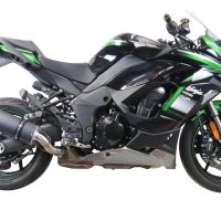Escape compatible con Kawasaki Ninja 1000 Sx 2021-2024, Furore Evo4 Nero, Escape legal, homologado, silenciador con db killer desmontable y tubo de conexión específico 