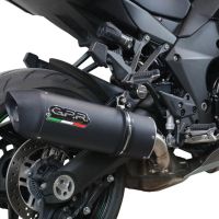 Escape compatible con Kawasaki Ninja 1000 Sx 2021-2024, Furore Evo4 Nero, Escape legal, homologado, silenciador con db killer desmontable y tubo de conexión específico 