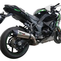 Escape compatible con Kawasaki Ninja 1000 Sx 2020-2020, GP Evo4 Titanium, Escape legal, homologado, silenciador con db killer desmontable y tubo de conexión específico 