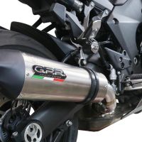 Escape compatible con Kawasaki Ninja 1000 Sx 2020-2020, GP Evo4 Titanium, Escape legal, homologado, silenciador con db killer desmontable y tubo de conexión específico 